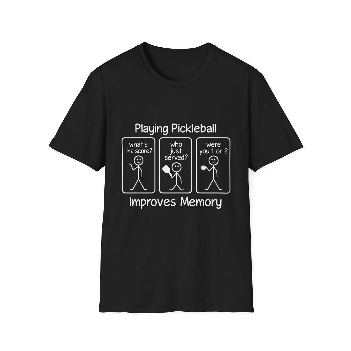 Pickleball improves memory T-Shirt