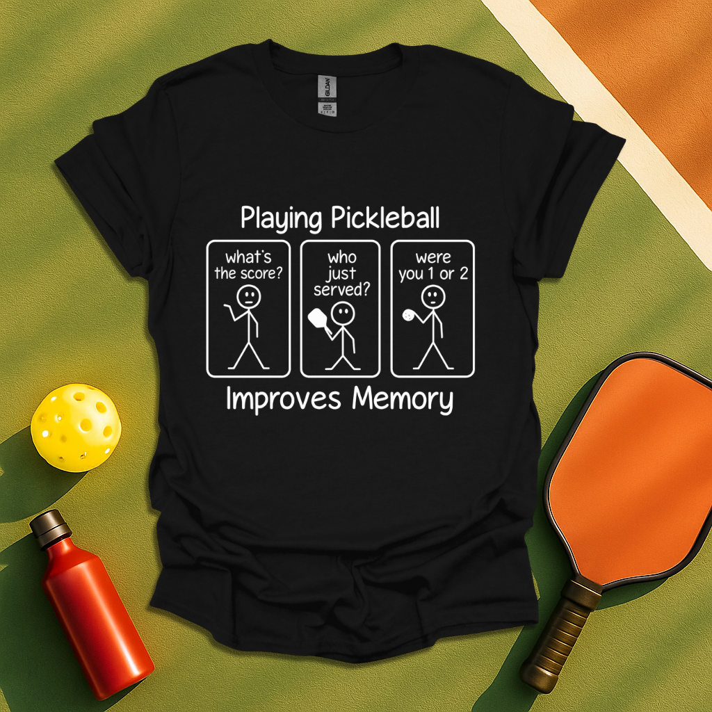 Pickleball improves memory T-Shirt