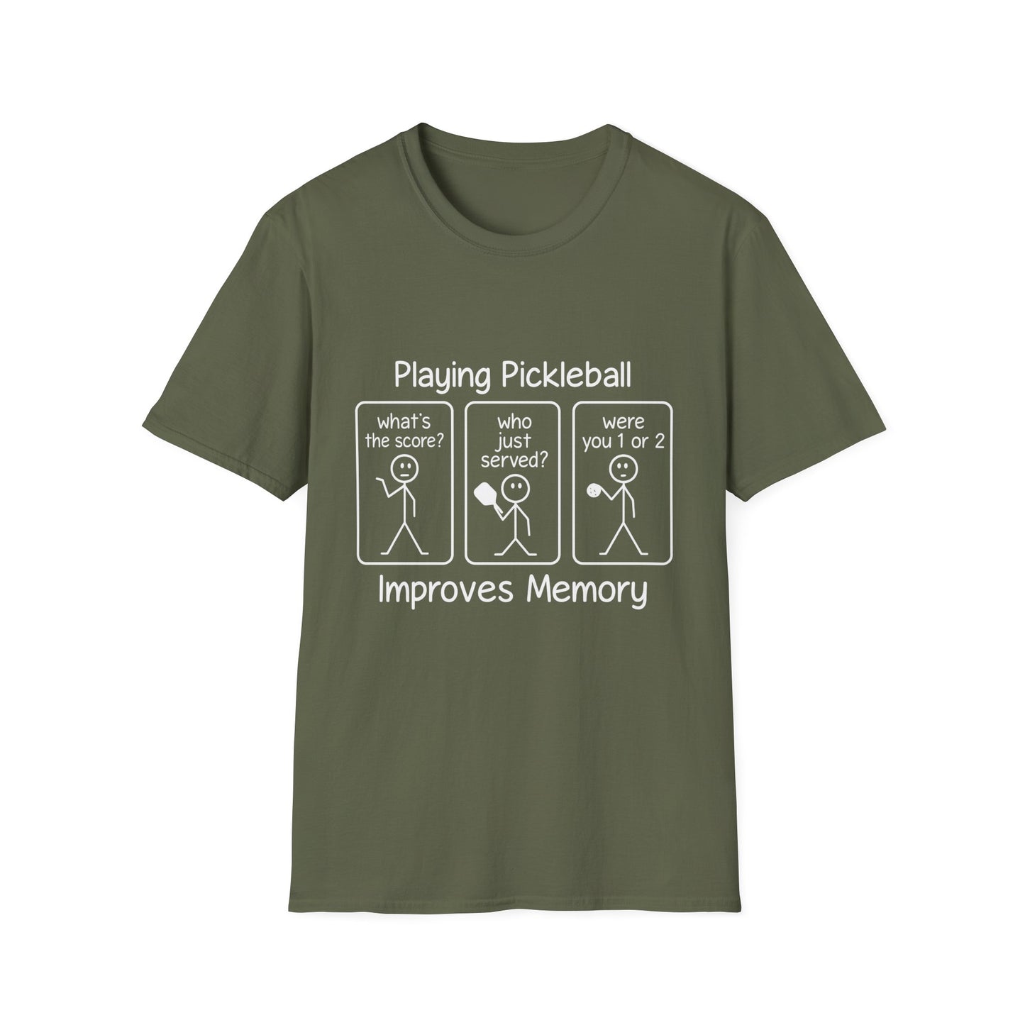 Pickleball improves memory T-Shirt