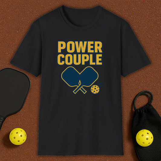 Power Couple Pickleball T-Shirt