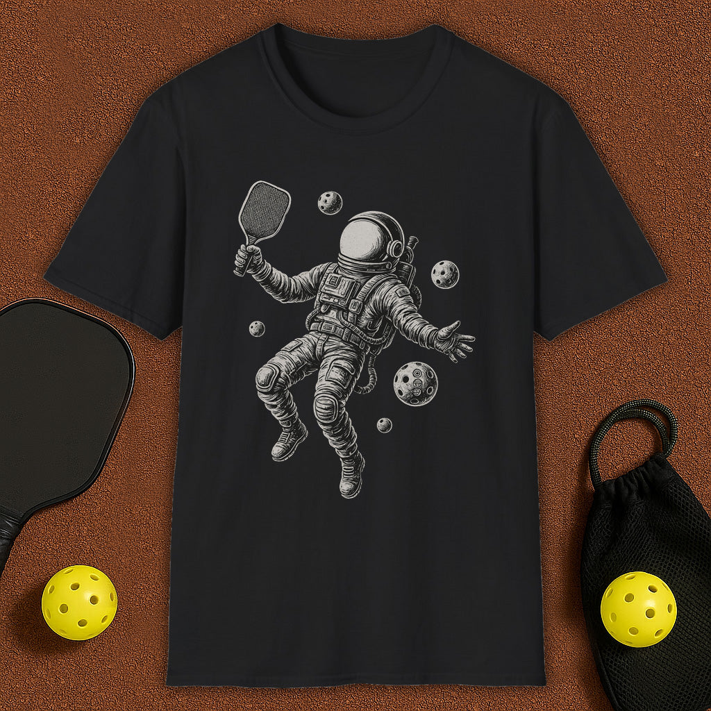Astronaut In Space Pickleball T-Shirt
