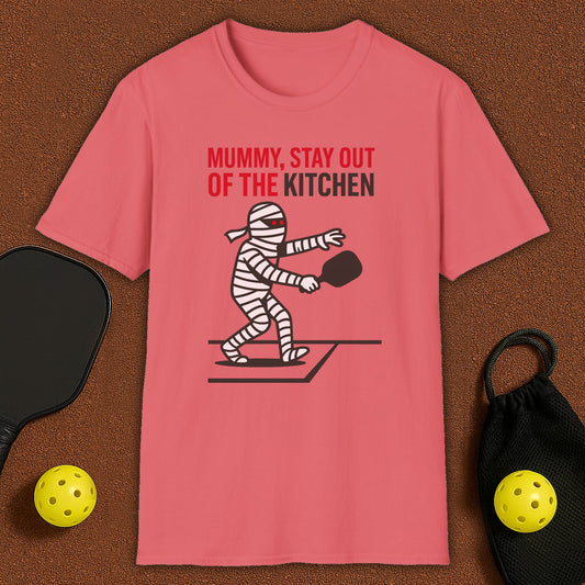 Kitchen Mummy Haloween Pickleball T-Shirt