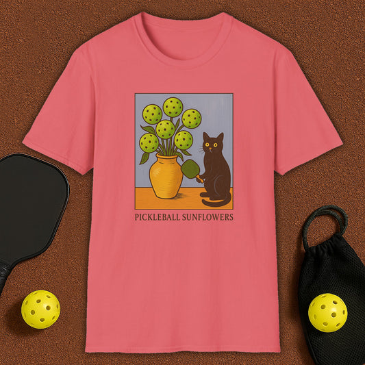 Sunflowers Haloween Pickleball T-Shirt