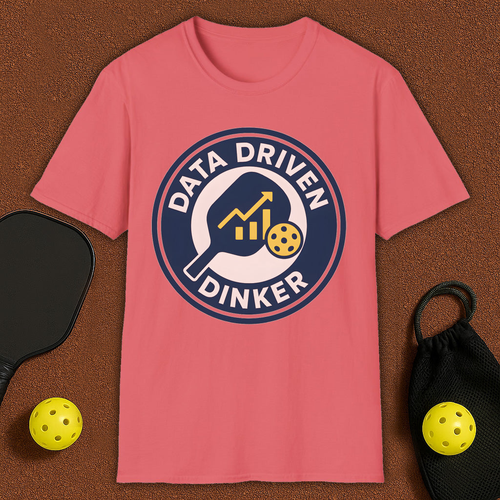 Data Driven Dinker Pickleball T-Shirt