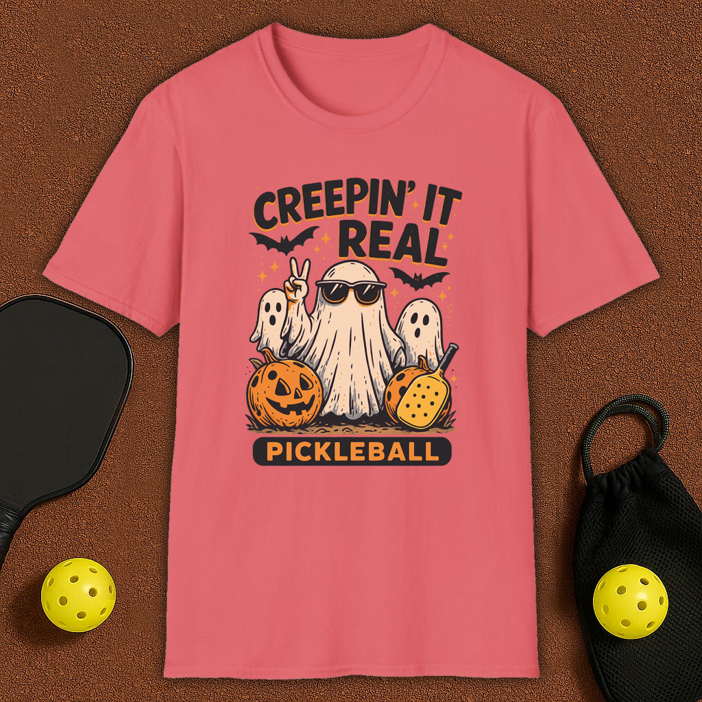 Creepin Haloween Pickleball T-Shirt