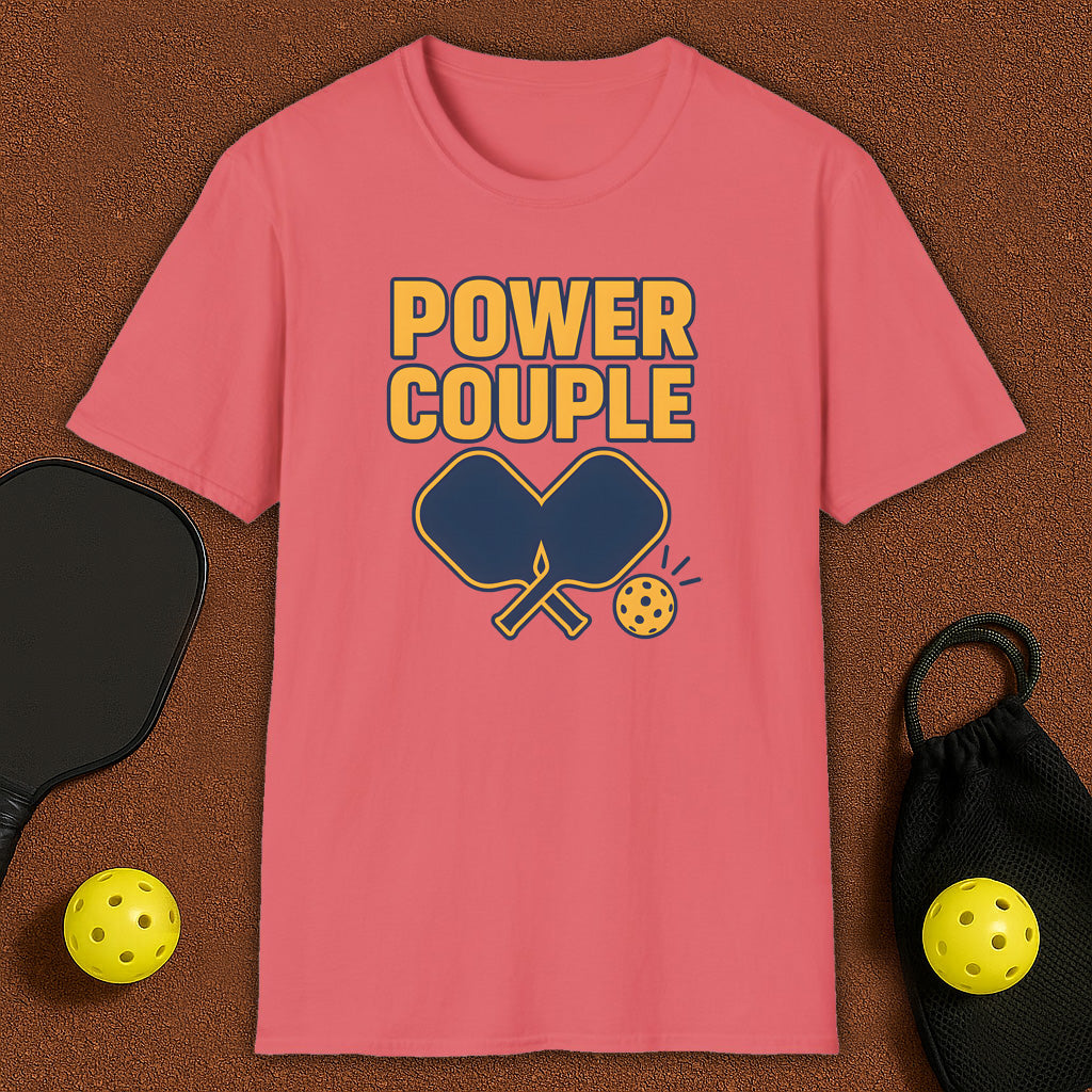 Power Couple Pickleball T-Shirt