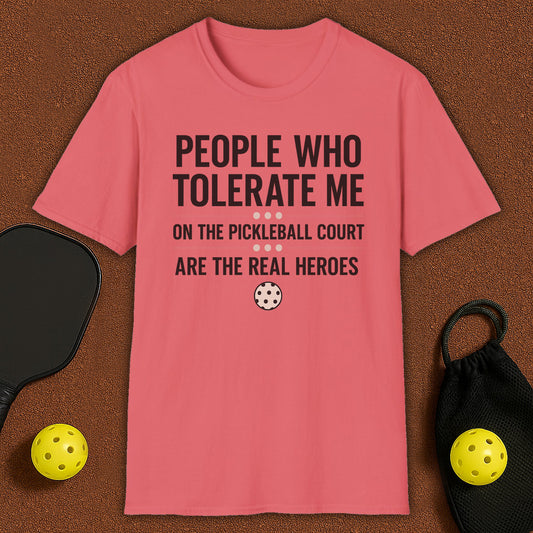 People who tolerate me MVP Pickleball T-Shirt