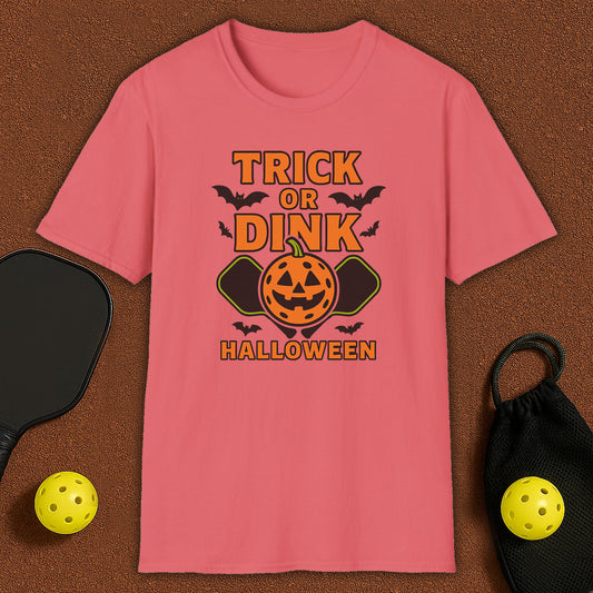 Trick Or Dink Haloween Pickleball T-Shirt