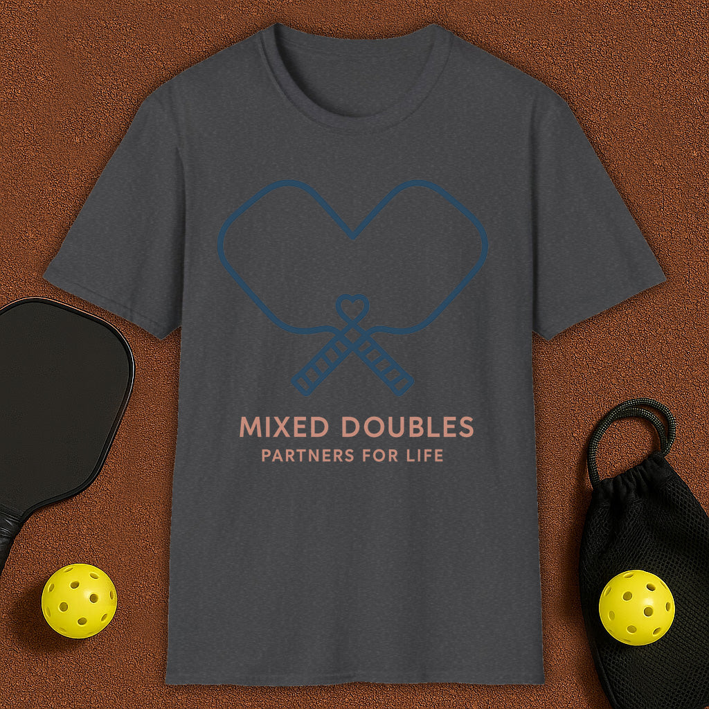 Mixed Doubles Pickleball T-Shirt