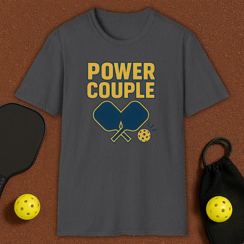 Power Couple Pickleball T-Shirt