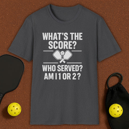 Who Served First?! Pickleball T-Shirt