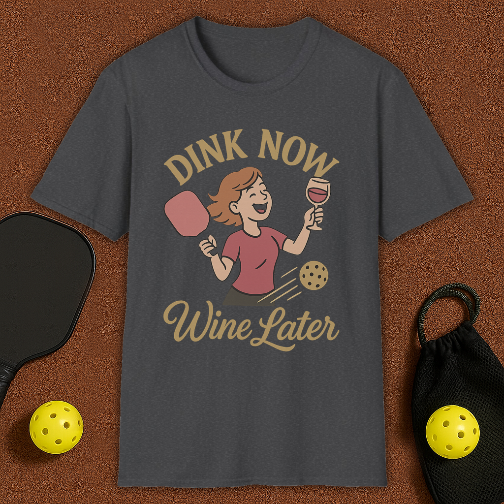 Dinl & Wine Pickleball T-Shirt