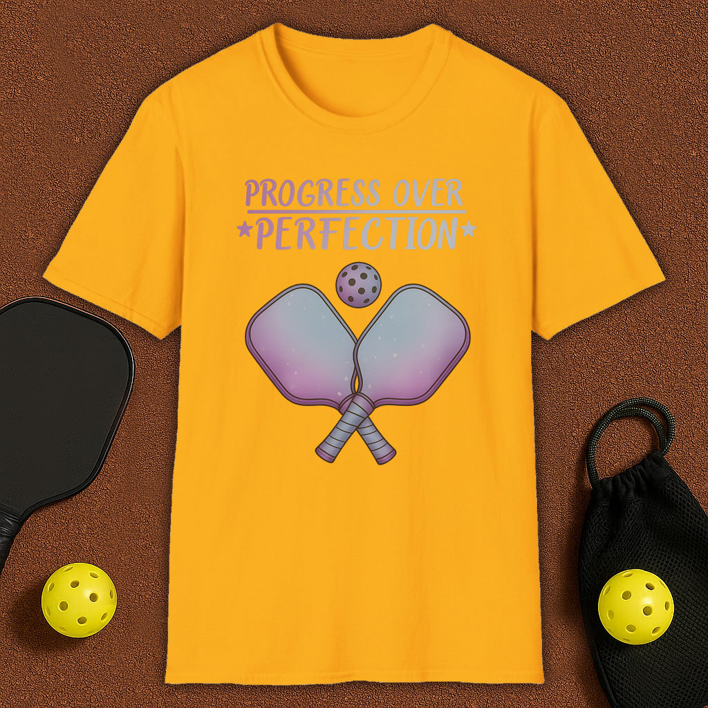 Perfection of Progress Pickleball T-Shirt