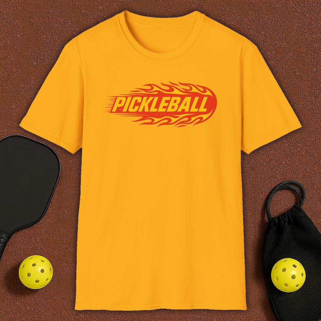 Fast Flames Pickleball T-Shirt
