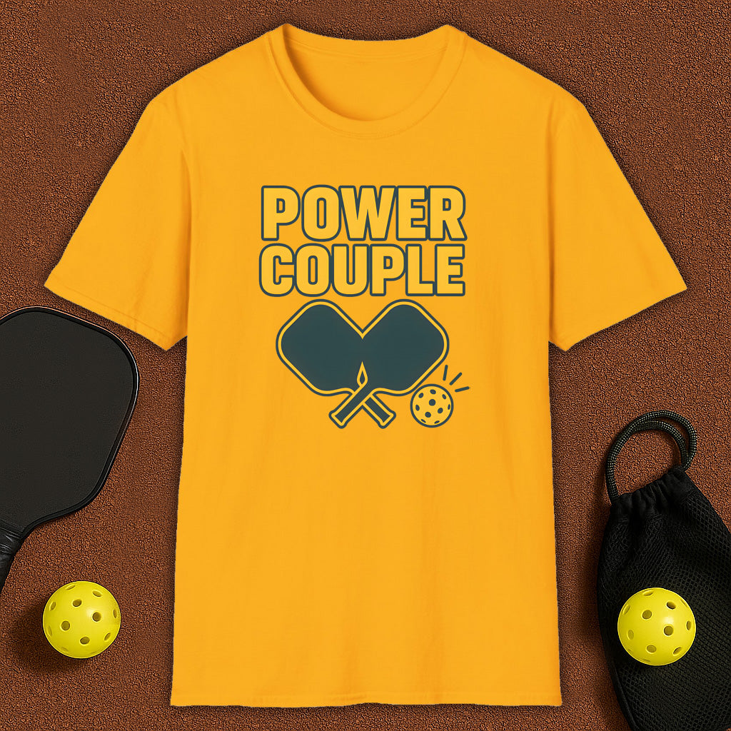 Power Couple Pickleball T-Shirt