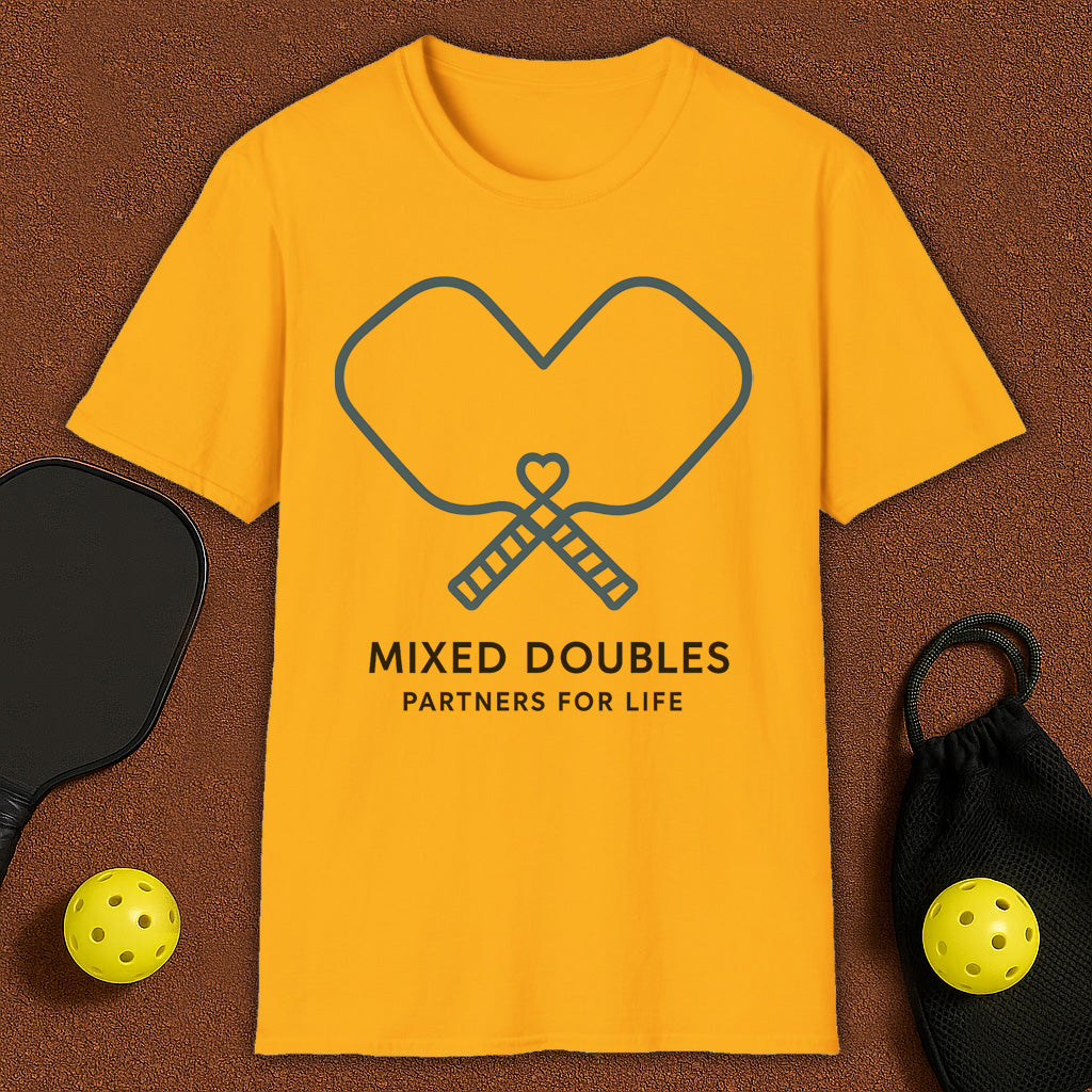 Mixed Doubles Pickleball T-Shirt