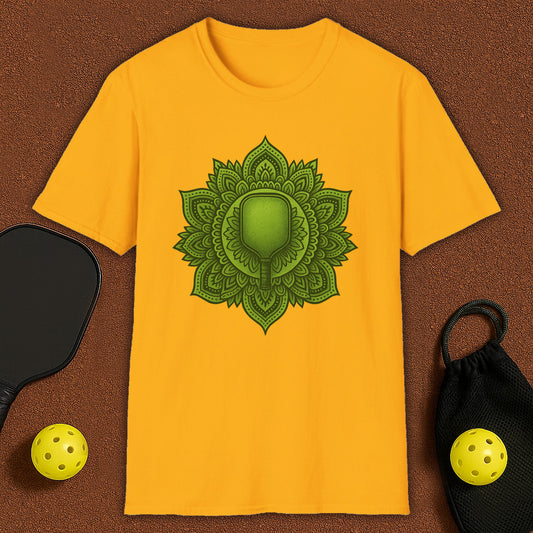 Pickle Mandala Yoga Pickleball T-Shirt