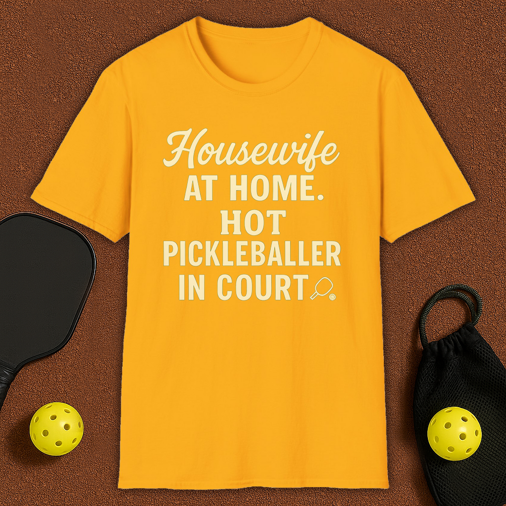 Hot Housewife Pickleball T-Shirt