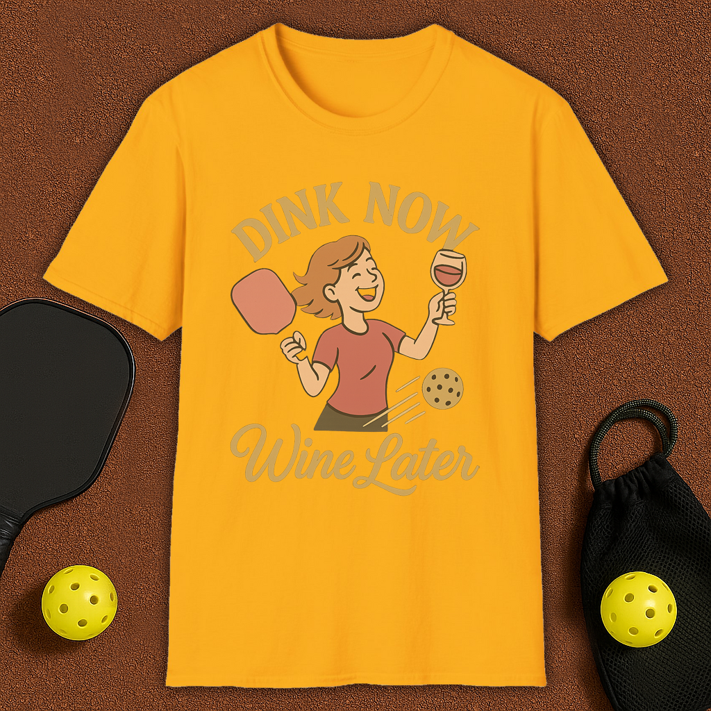 Dinl & Wine Pickleball T-Shirt