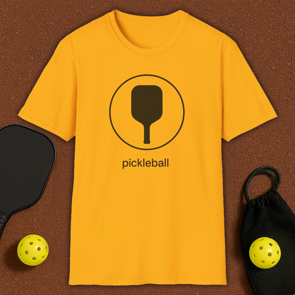 Minimalistic Pickleball T-Shirt