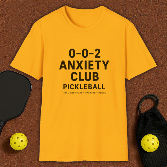ANXIETY CLUB Pickleball T-Shirt