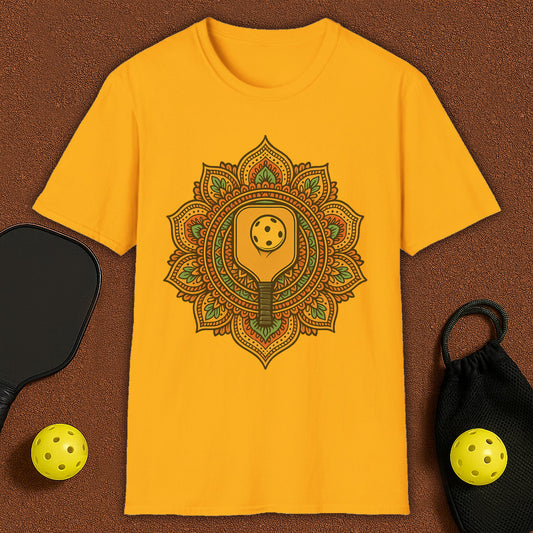 Colorflul Mandala Yoga Pickleball T-Shirt