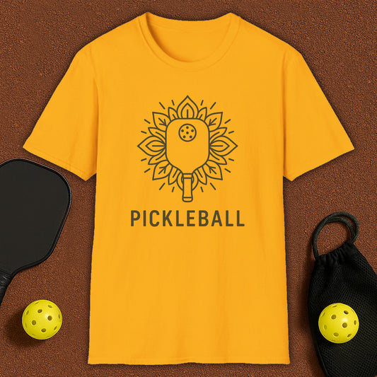 Paddle Mandala Yoga Pickleball T-Shirt