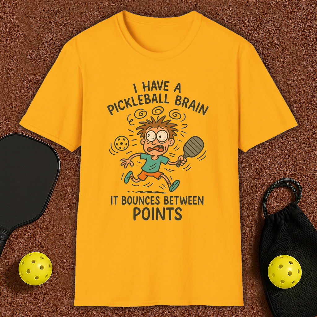 Brain Fog Pickleball T-Shirt