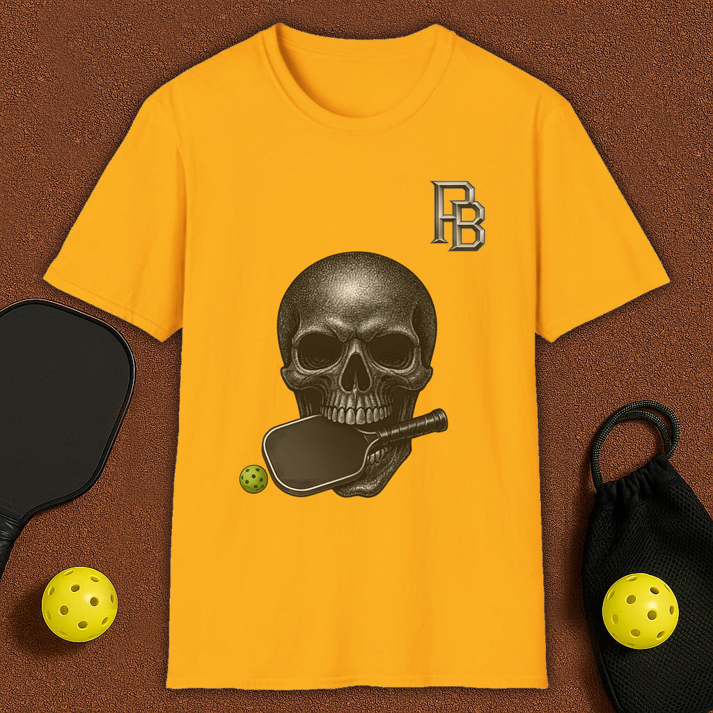 PB Skull Designer Pickleball T-Shirt