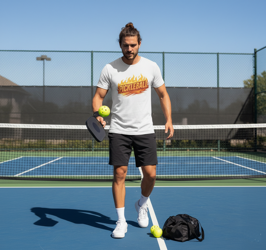 Pickleball Flames T-Shirt