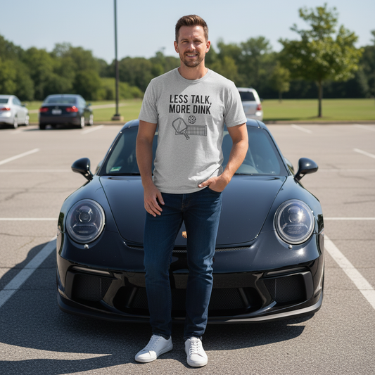 Les Talk More Dink Pickleball T-Shirt