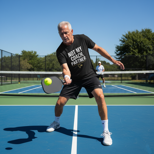 Partner, Not Coach Pickleball T-Shirt