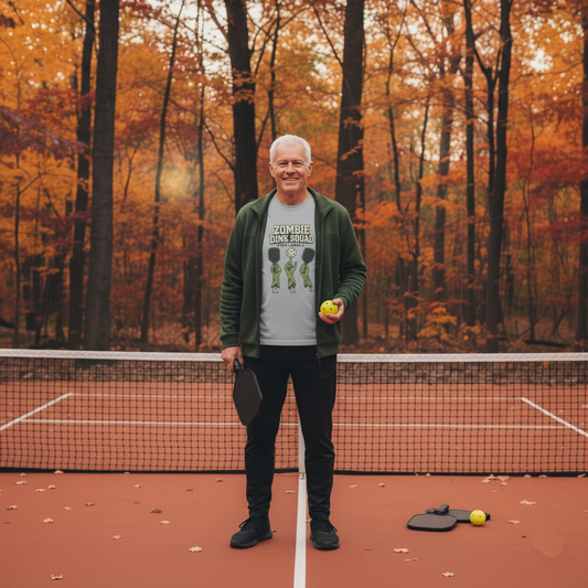 Zombie Squad Haloween Pickleball T-Shirt