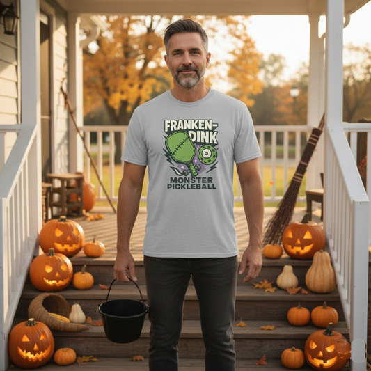 Franken Dink Haloween Pickleball T-Shirt