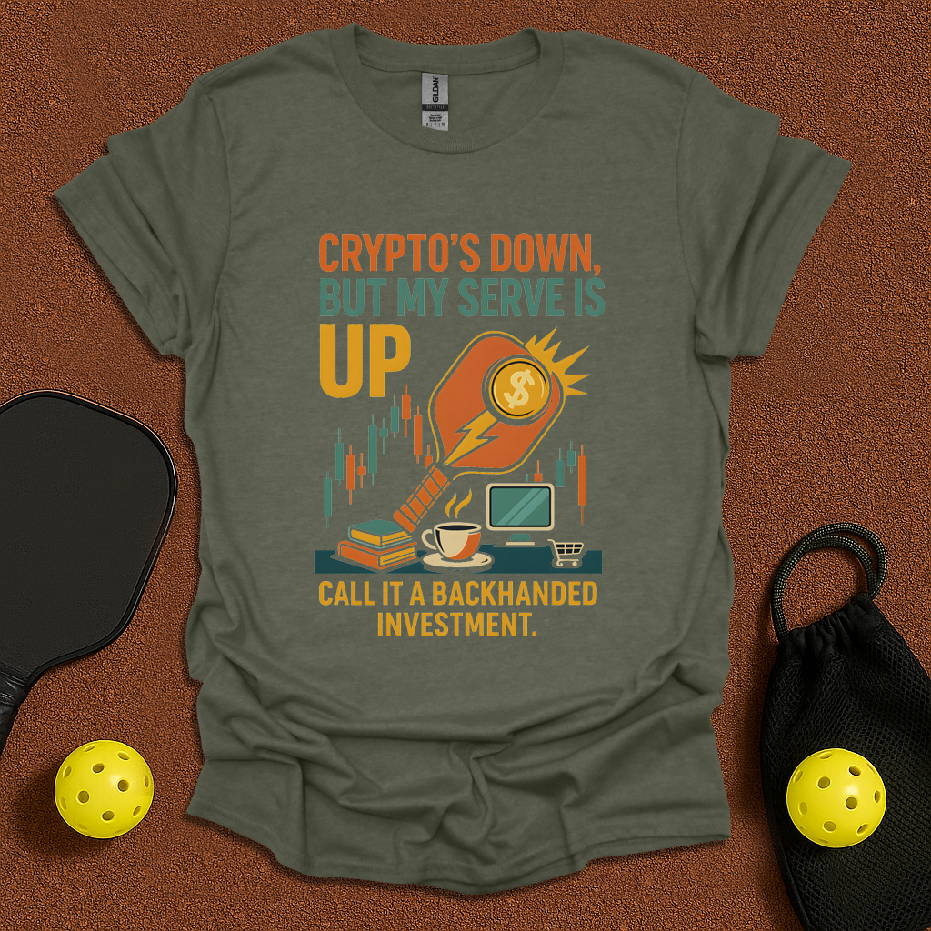 Crypto and Pickleball T-Shirt