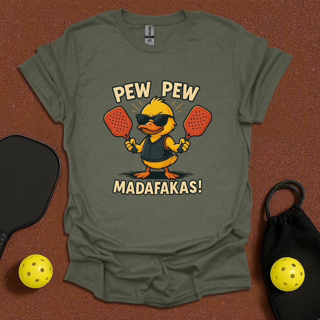 Pew Pew Pickleball T-Shirt