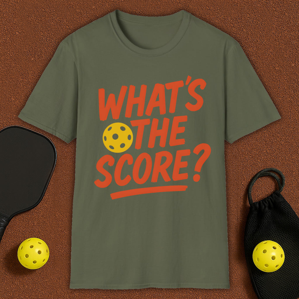 What's the score? Pickleball T-Shirt