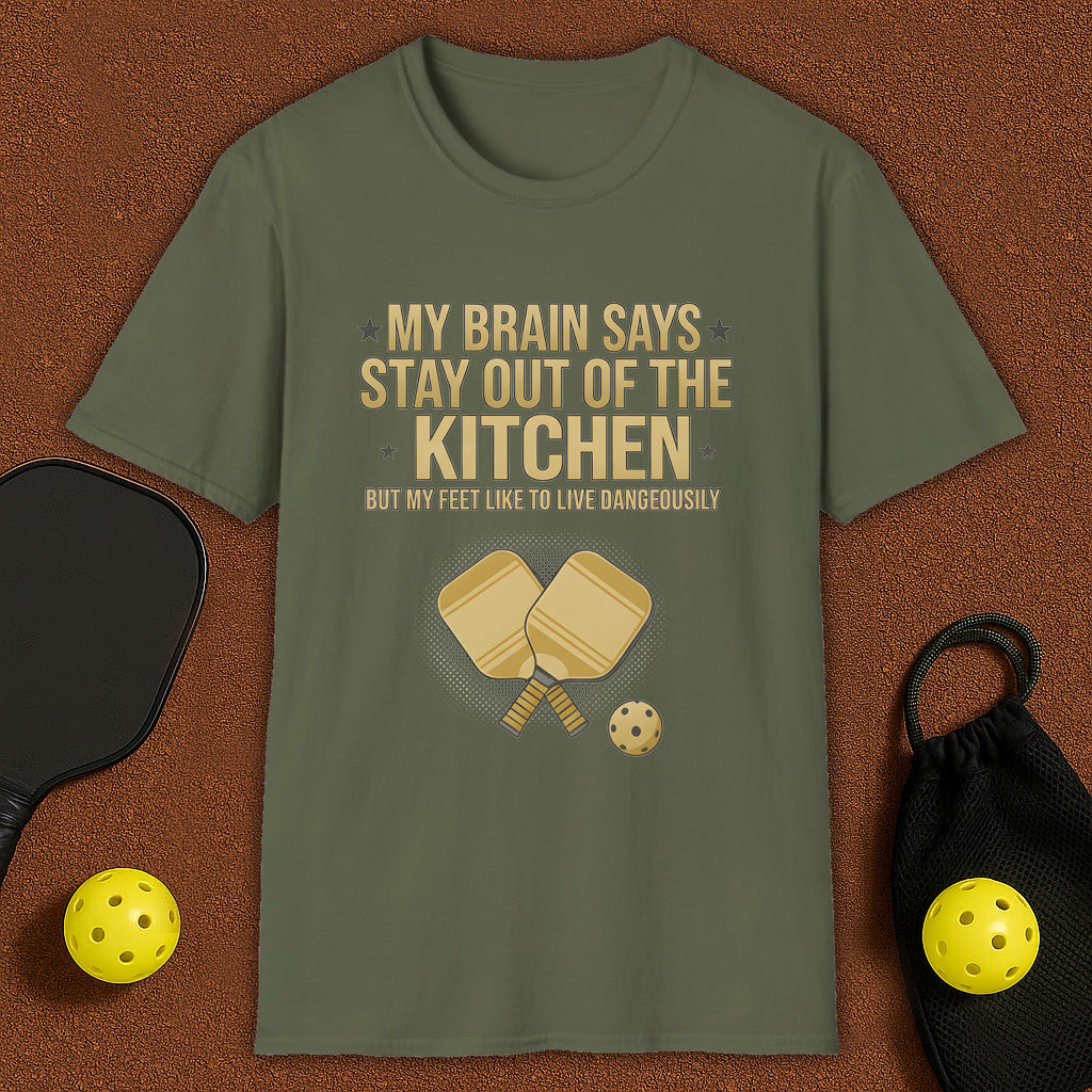 Brain Of Pickleball T-Shirt