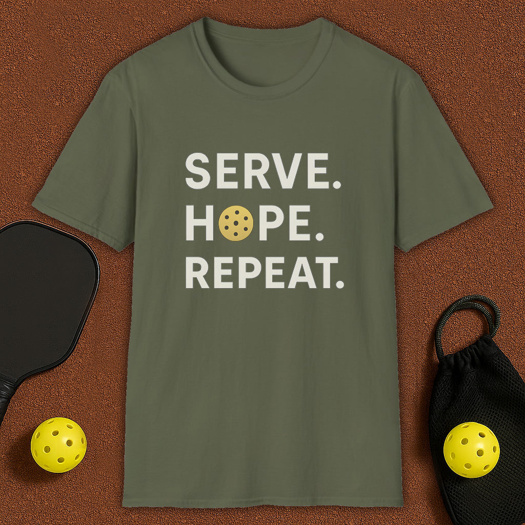 Serve Hope Repeat Pickleball T-Shirt