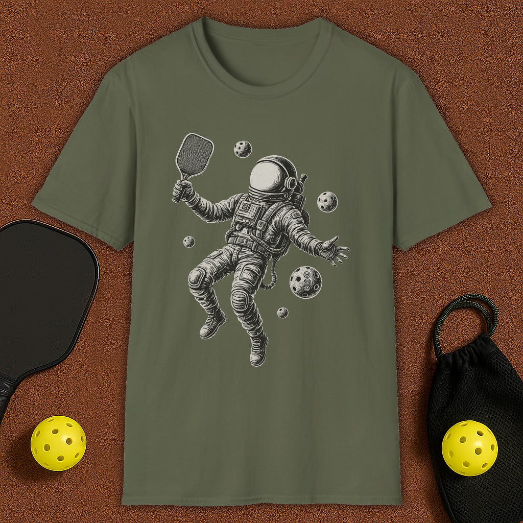 Astronaut In Space Pickleball T-Shirt