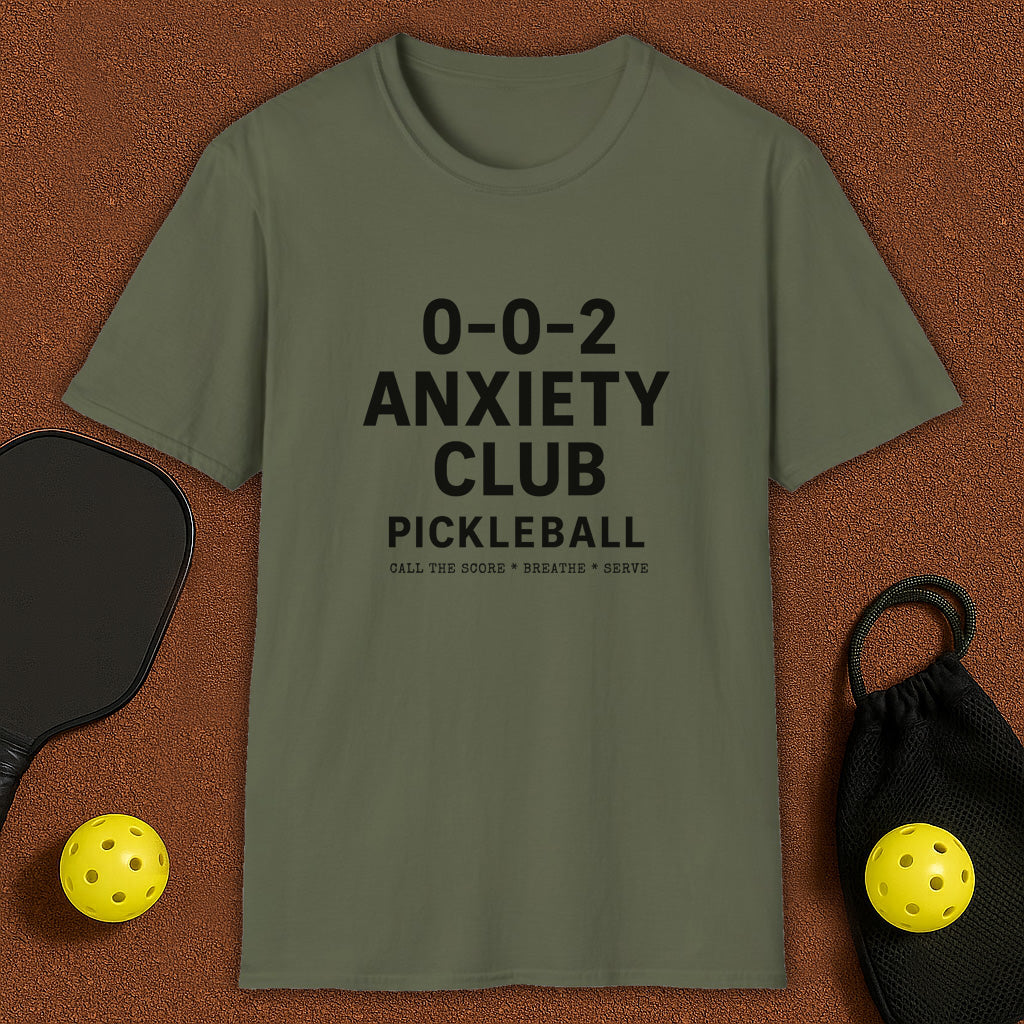 ANXIETY CLUB Pickleball T-Shirt