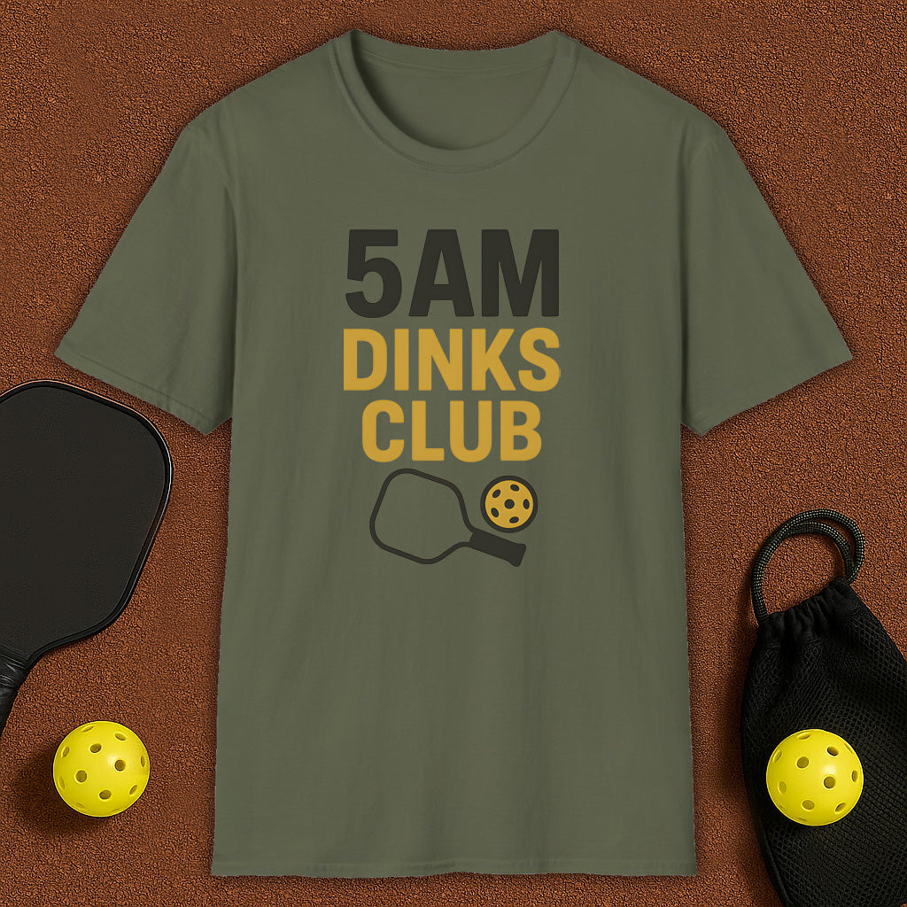 5AM Dinks Club Pickleball T-Shirt