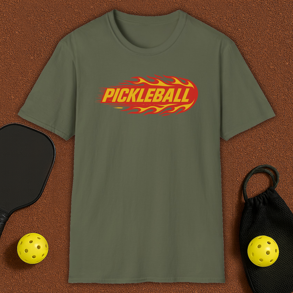 Fast Flames Pickleball T-Shirt