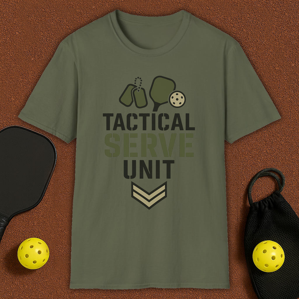 Tactical Serve Unit Pickleball T-Shirt