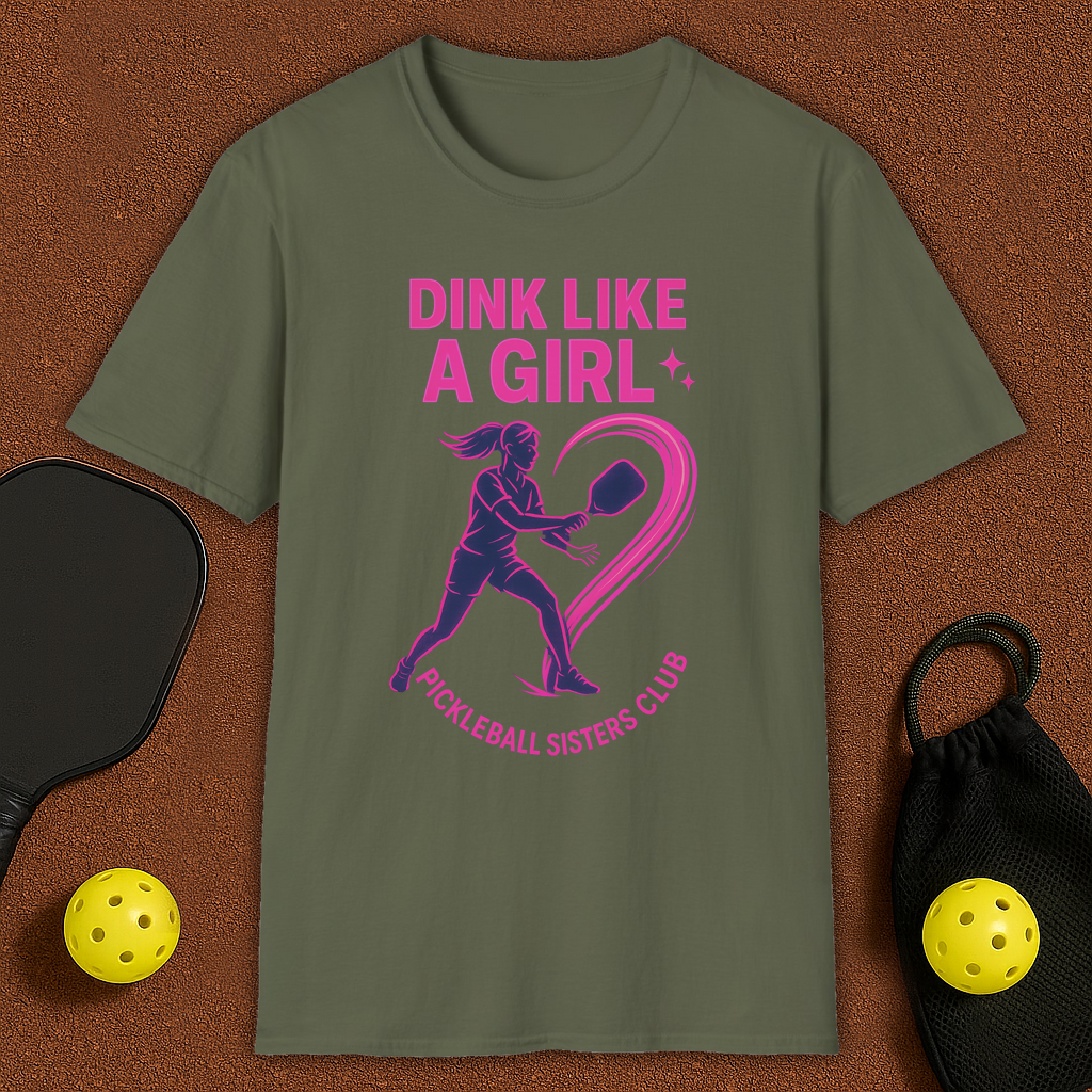 Dink Like A Girl Pickleball T-Shirt