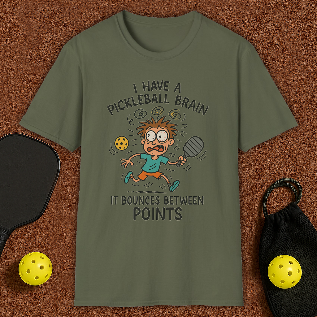 Brain Fog Pickleball T-Shirt