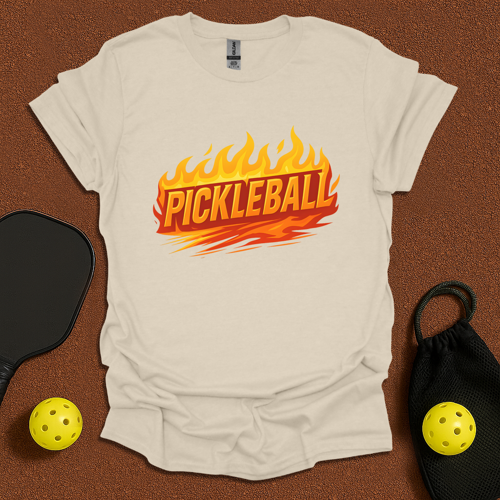 Pickleball Flames T-Shirt