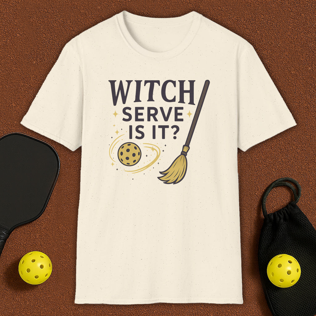 Witch Serve Haloween Pickleball T-Shirt