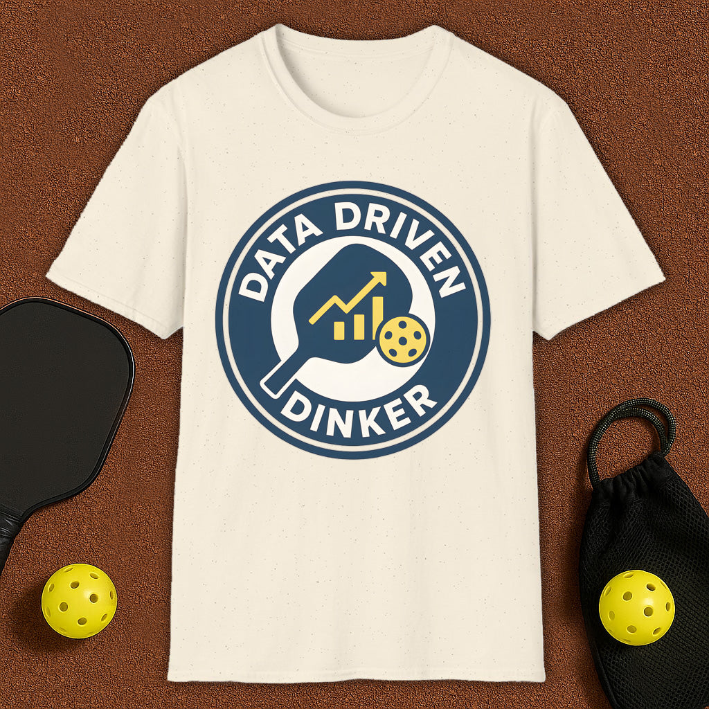 Data Driven Dinker Pickleball T-Shirt