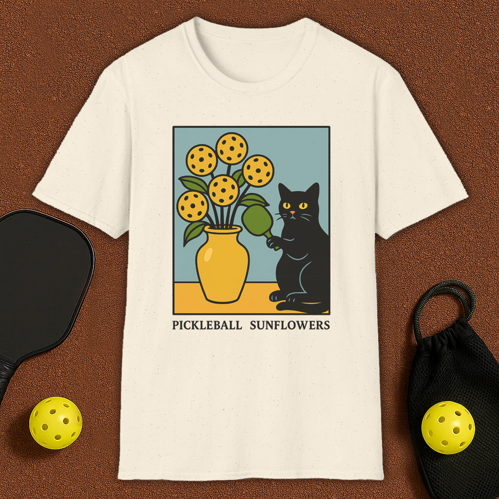 Sunflowers 2 Haloween Pickleball T-Shirt